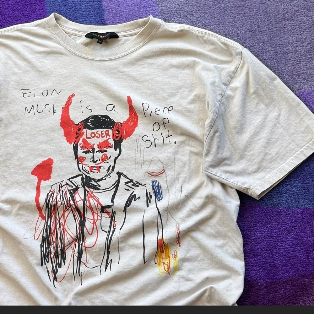 Teddy Fresh White and Red Graphic Tee